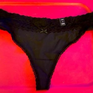 Torrid Black lace thong